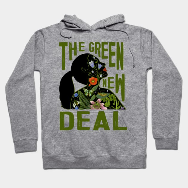 AOC - Green New Deal Hoodie by BrookeFischerArt